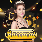 Baccarat A live casino table tile